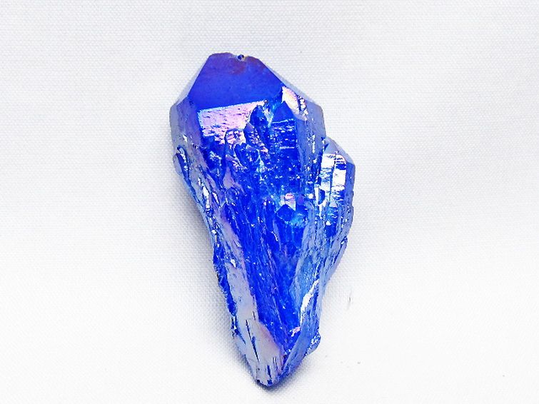 オーラ水晶 オーラクリスタル カテドラルライブラリー  原石 (ブルー)[T693-4885] 1枚目