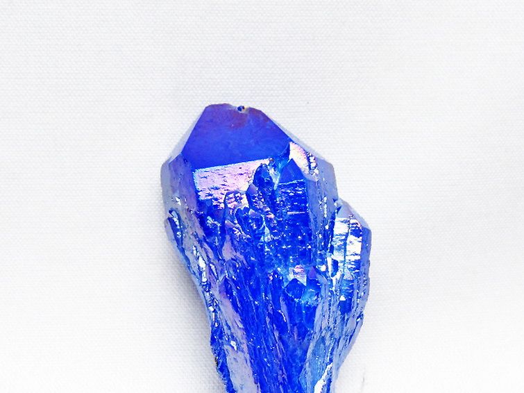 オーラ水晶 オーラクリスタル カテドラルライブラリー  原石 (ブルー)[T693-4885] 2枚目