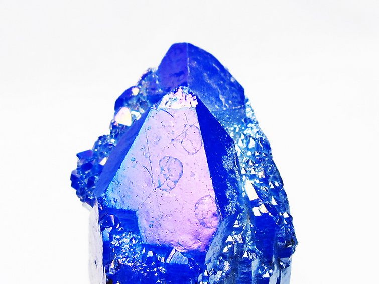 オーラ水晶 オーラクリスタル カテドラルライブラリー  原石 (ブルー)[T693-4899] 3枚目