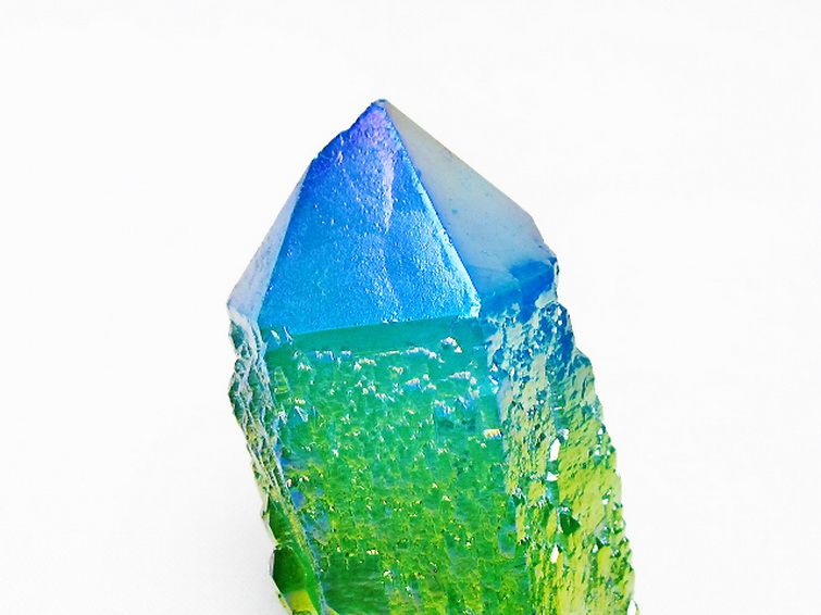 オーラ水晶 オーラクリスタル カテドラルライブラリー  原石 (グリーン)[T693-4933] 2枚目