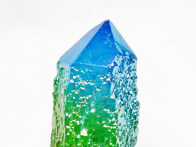 オーラ水晶 オーラクリスタル カテドラルライブラリー  原石 (グリーン)[T693-4933] 3枚目