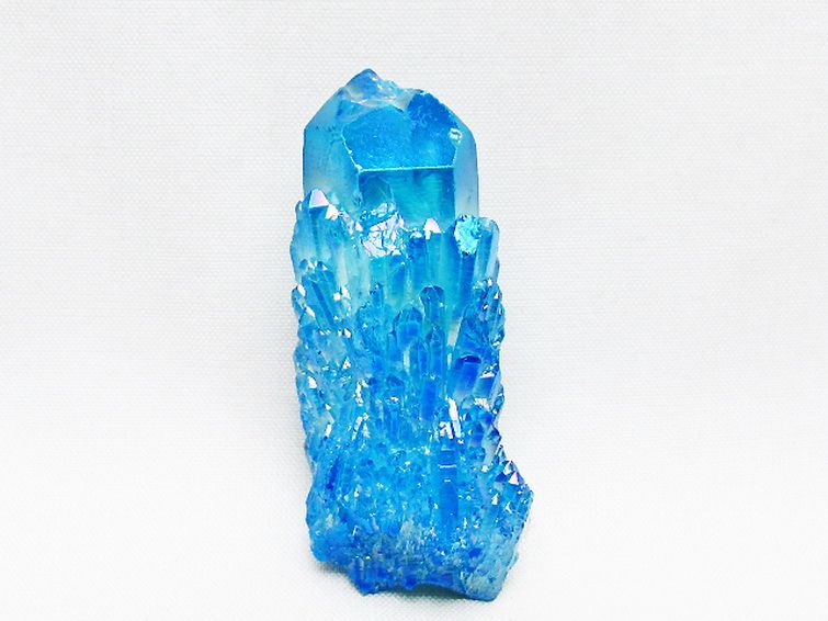 オーラ水晶 オーラクリスタル カテドラルライブラリー  原石 (アクア)[T693-4949] 1枚目