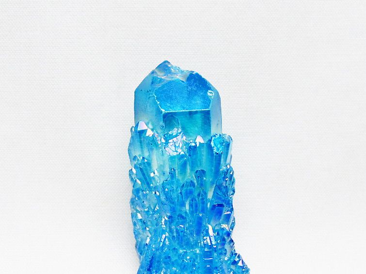 オーラ水晶 オーラクリスタル カテドラルライブラリー  原石 (アクア)[T693-4949] 2枚目