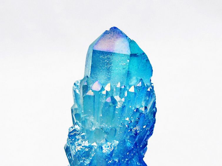オーラ水晶 オーラクリスタル カテドラルライブラリー  原石 (アクア)[T693-4949] 3枚目