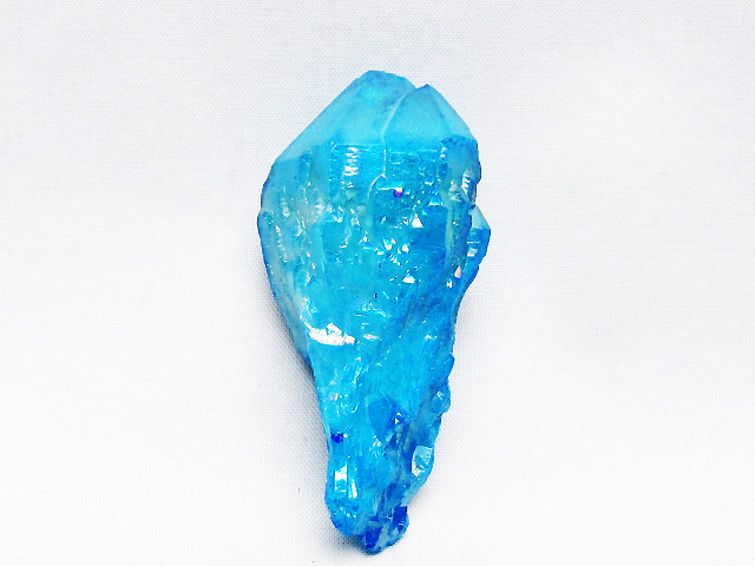 オーラ水晶 オーラクリスタル カテドラルライブラリー  原石 (アクア)[T693-4951] 1枚目