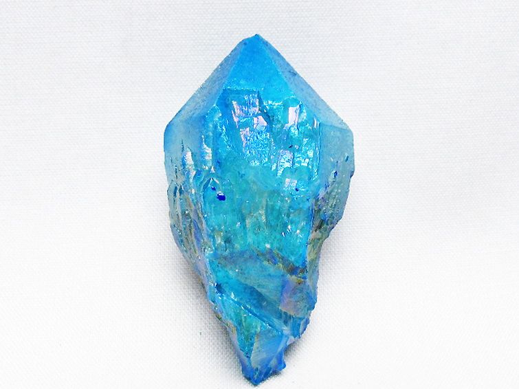 オーラ水晶 オーラクリスタル カテドラルライブラリー  原石 (アクア)[T693-4963] 1枚目