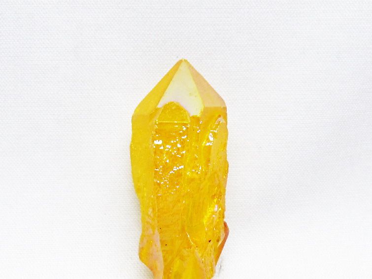 オーラ水晶 オーラクリスタル カテドラルライブラリー  原石 (イエロー)[T693-4993] 2枚目