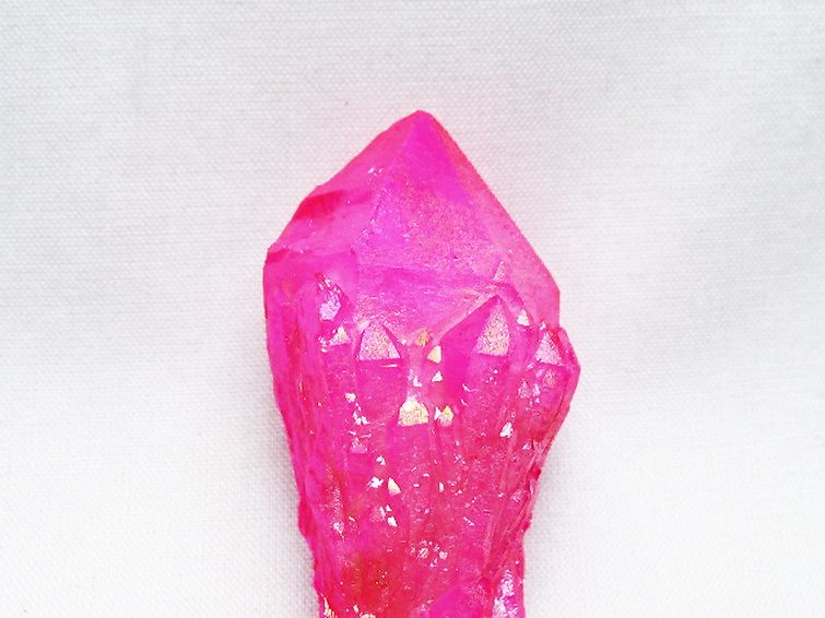 オーラ水晶 オーラクリスタル カテドラルライブラリー  原石 (ローズ)[T693-5035] 2枚目