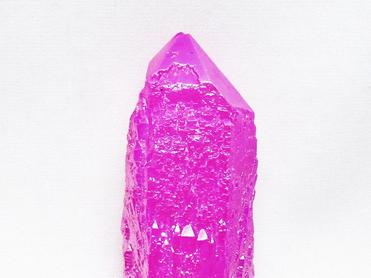 オーラ水晶 オーラクリスタル カテドラルライブラリー  原石 (ローズ)[T693-5044] 2枚目