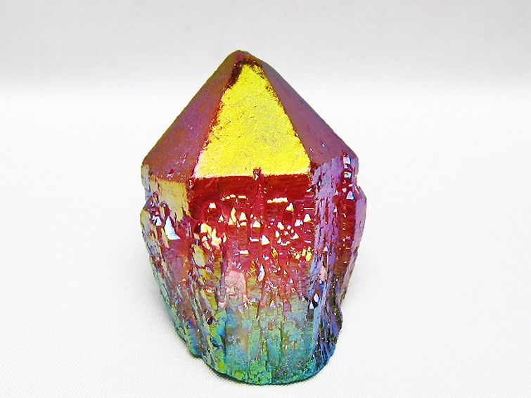オーラ水晶 オーラクリスタル カテドラルライブラリー  原石(レインボー)[T693-5063] 1枚目