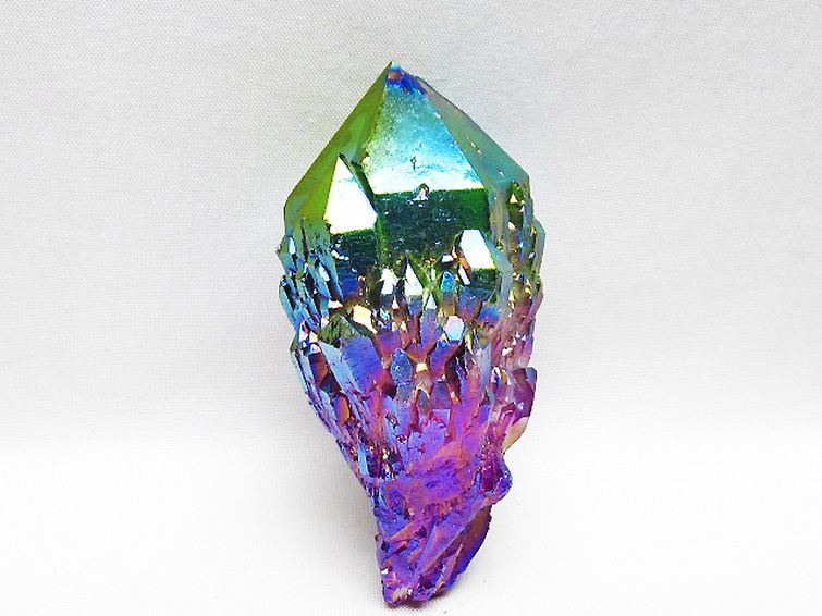 オーラ水晶 オーラクリスタル カテドラルライブラリー  原石(レインボー)[T693-5083] 1枚目