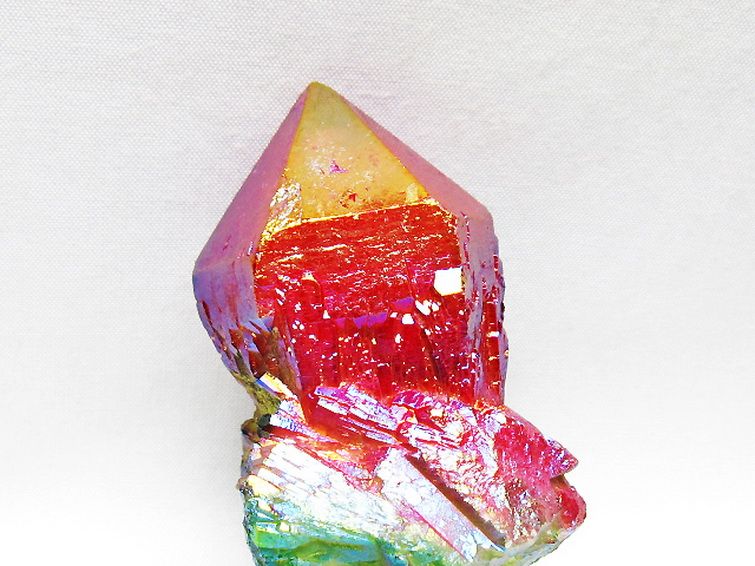 オーラ水晶 オーラクリスタル カテドラルライブラリー  原石(レインボー)[T693-5089] 2枚目