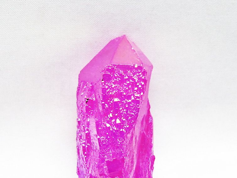 オーラ水晶 オーラクリスタル カテドラルライブラリー  原石 (ローズ)[T693-5139] 2枚目