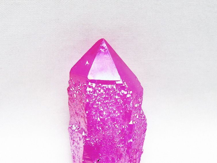 オーラ水晶 オーラクリスタル カテドラルライブラリー  原石 (ローズ)[T693-5142] 2枚目
