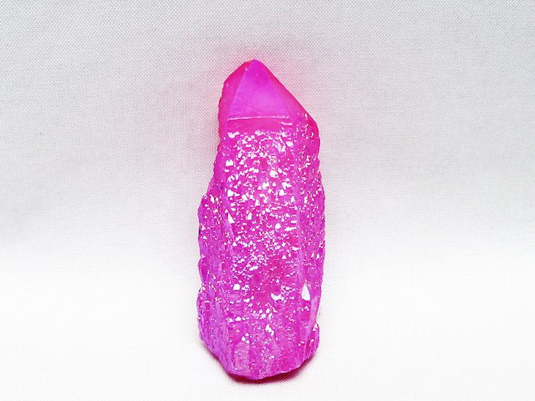 オーラ水晶 オーラクリスタル カテドラルライブラリー  原石 (ローズ)[T693-5145] 1枚目