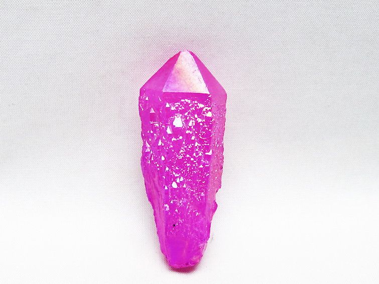 オーラ水晶 オーラクリスタル カテドラルライブラリー  原石 (ローズ)[T693-5153] 1枚目