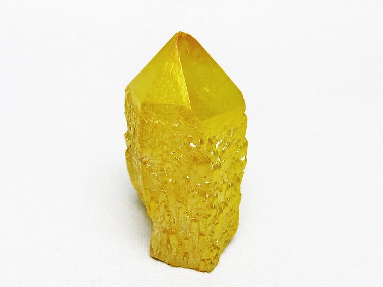 オーラ水晶 オーラクリスタル カテドラルライブラリー  原石 (イエロー)[T693-5217] 1枚目