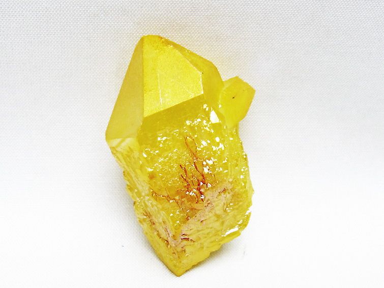 オーラ水晶 オーラクリスタル カテドラルライブラリー  原石 (イエロー)[T693-5218] 1枚目