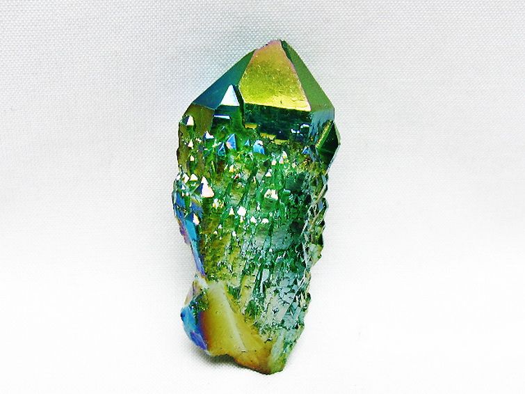 オーラ水晶 オーラクリスタル カテドラルライブラリー  原石 (グリーン)[T693-5279] 1枚目
