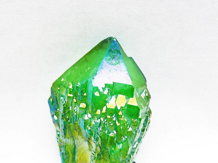 オーラ水晶 オーラクリスタル カテドラルライブラリー  原石 (グリーン)[T693-5281] 2枚目