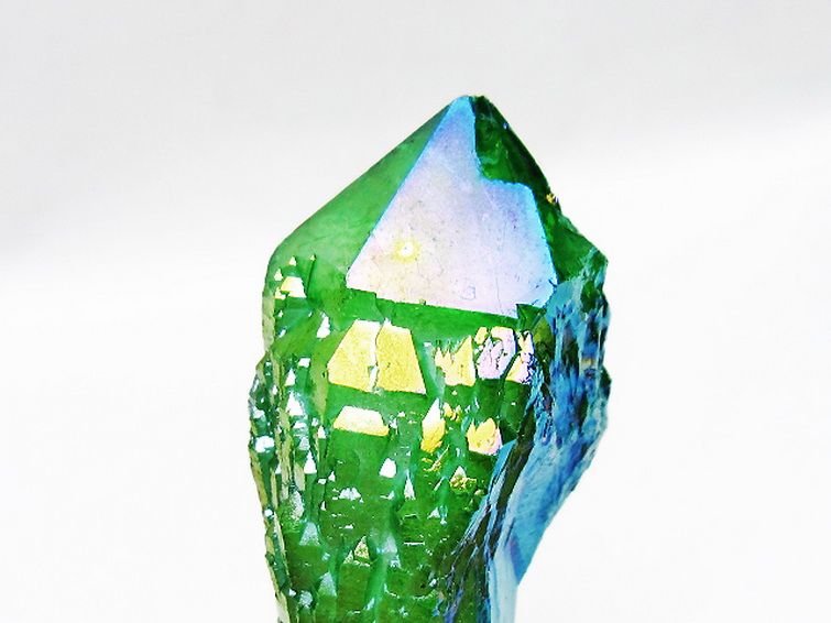 オーラ水晶 オーラクリスタル カテドラルライブラリー  原石 (グリーン)[T693-5281] 3枚目