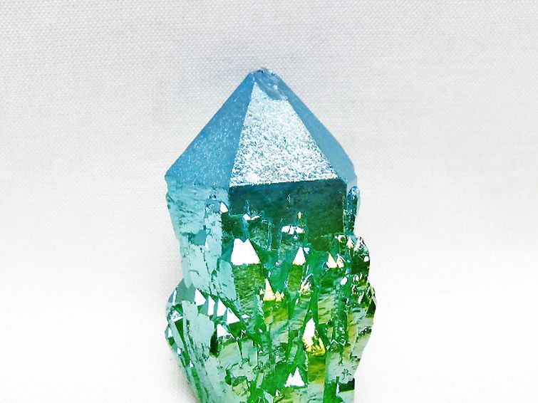 オーラ水晶 オーラクリスタル カテドラルライブラリー  原石 (グリーン)[T693-5284] 2枚目