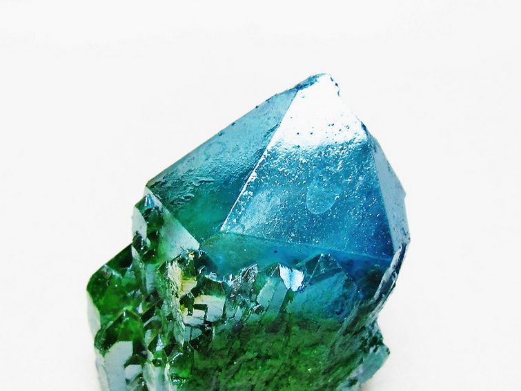 オーラ水晶 オーラクリスタル カテドラルライブラリー  原石 (グリーン)[T693-5288] 3枚目