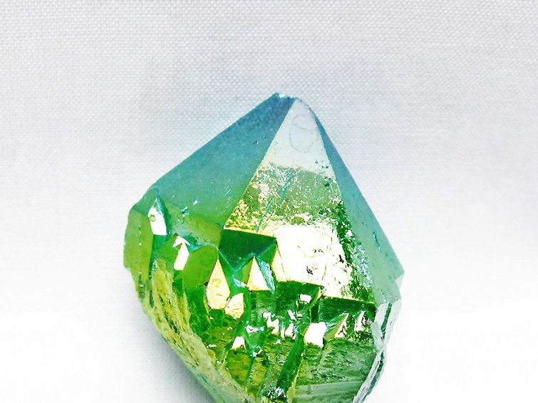 オーラ水晶 オーラクリスタル カテドラルライブラリー  原石 (グリーン)[T693-5298] 2枚目