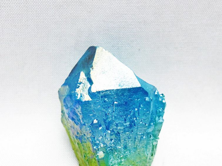オーラ水晶 オーラクリスタル カテドラルライブラリー  原石 (グリーン)[T693-5305] 2枚目