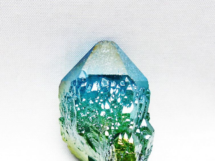 オーラ水晶 オーラクリスタル カテドラルライブラリー  原石 (グリーン)[T693-5308] 2枚目