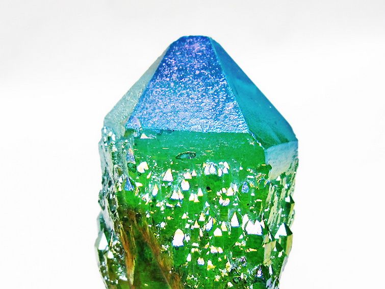 オーラ水晶 オーラクリスタル カテドラルライブラリー  原石 (グリーン)[T693-5308] 3枚目