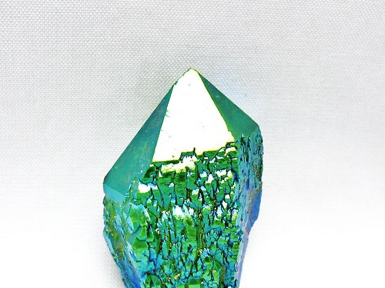 オーラ水晶 オーラクリスタル カテドラルライブラリー  原石 (グリーン)[T693-5312] 2枚目