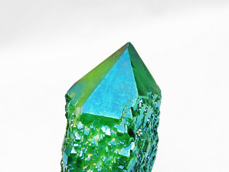 オーラ水晶 オーラクリスタル カテドラルライブラリー  原石 (グリーン)[T693-5312] 3枚目