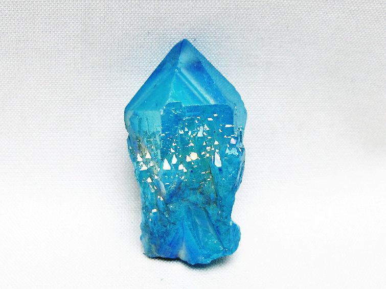 オーラ水晶 オーラクリスタル カテドラルライブラリー  原石 (アクア)[T693-5326] 1枚目