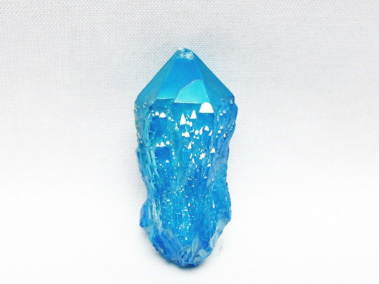 オーラ水晶 オーラクリスタル カテドラルライブラリー  原石 (アクア)[T693-5334] 1枚目