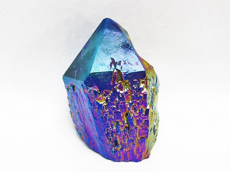 オーラ水晶 オーラクリスタル カテドラルライブラリー  原石 (ブルー)[T693-5354] 1枚目
