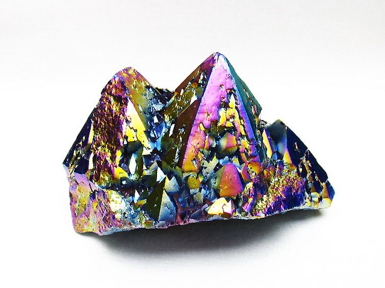 オーラ水晶 オーラクリスタル クラスター (レインボー) [t693-5404] 1枚目