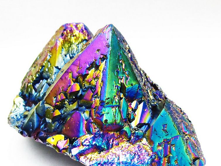 オーラ水晶 オーラクリスタル クラスター (レインボー) [t693-5404] 2枚目