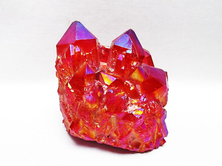 オーラ水晶 オーラクリスタル クラスター (レインボー) [t693-5420] 1枚目