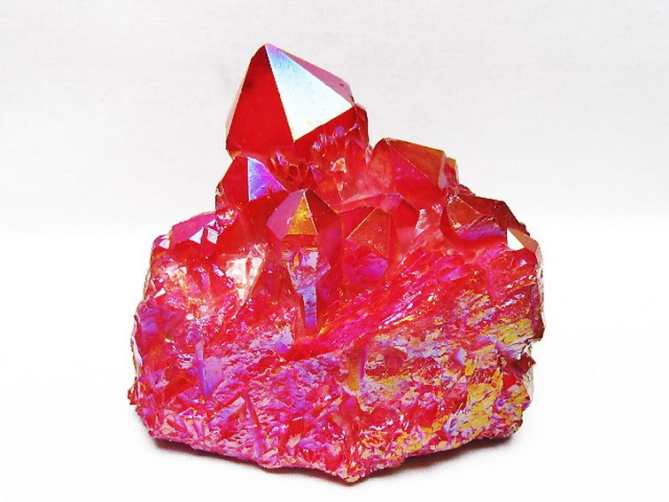 オーラ水晶 オーラクリスタル クラスター (レインボー) [t693-5423]