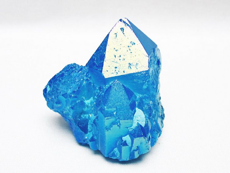 オーラ水晶 オーラクリスタル カテドラルライブラリー 原石 (アクア) [t693-5577] 1枚目