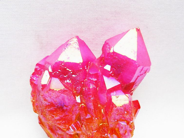 オーラ水晶 オーラクリスタル クラスター (ローズ) [t693-5587]