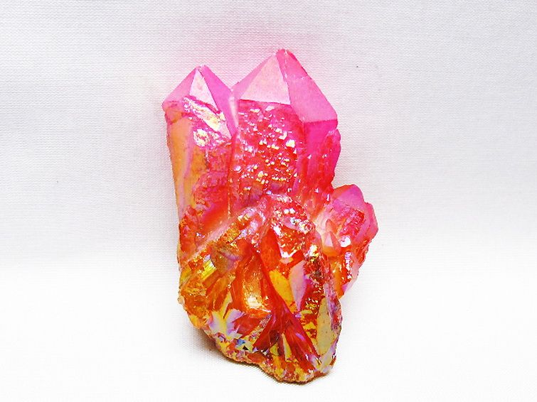 ★限定ご奉仕★4096 Hzセット【クリスタル☆キラキラ水晶♢ローズ】❤️ オーラ水晶 オーラクリスタル クラスター (ローズ) [t693-5588]