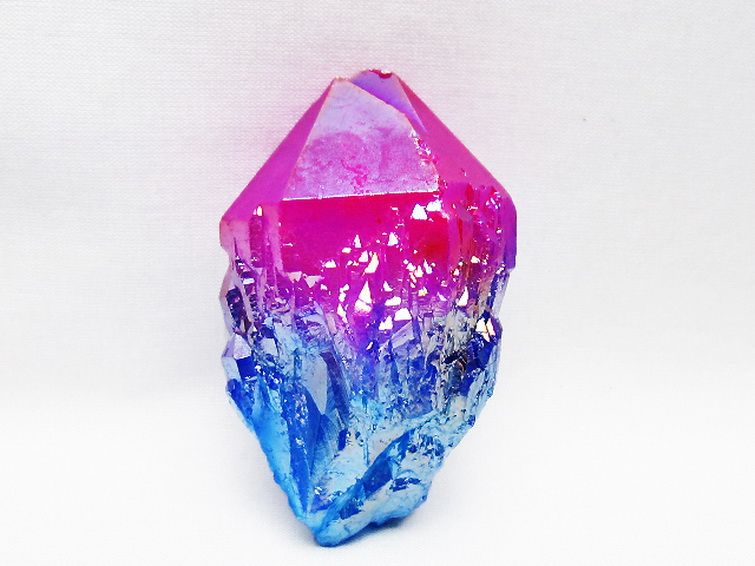 オーラ水晶 オーラクリスタル カテドラルライブラリー 原石(レインボー) [t693-5709] 1枚目
