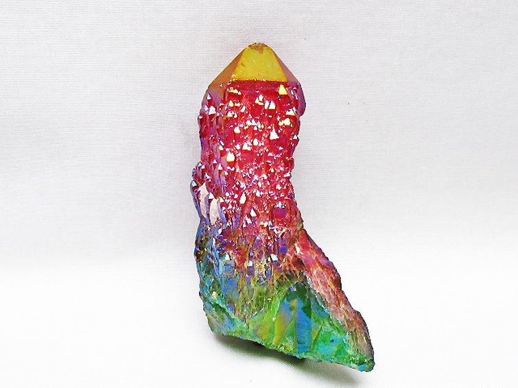 オーラ水晶 オーラクリスタル カテドラルライブラリー 原石(レインボー) [t693-5718] 1枚目