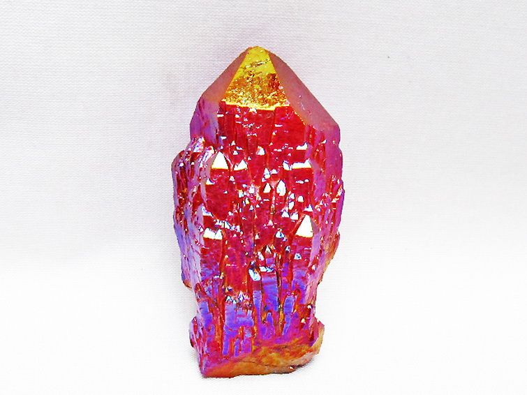 オーラ水晶 オーラクリスタル カテドラルライブラリー 原石(レインボー) [t693-5724] 1枚目