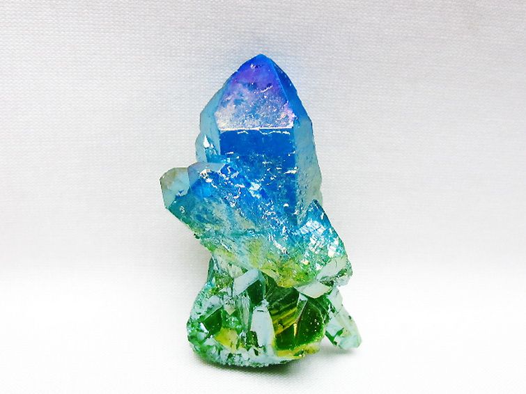 オーラ水晶 オーラクリスタル カテドラルライブラリー 原石 (グリーン) [t693-5779] 1枚目