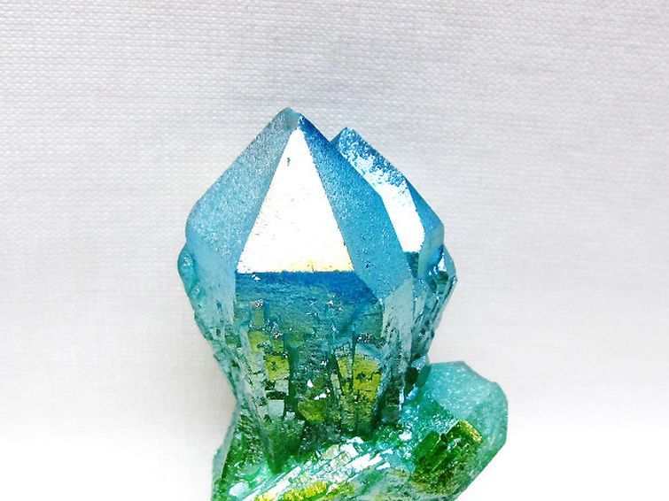 オーラ水晶 オーラクリスタル カテドラルライブラリー 原石 (グリーン) [t693-5785] 2枚目
