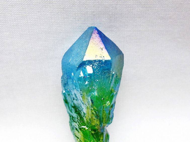オーラ水晶 オーラクリスタル カテドラルライブラリー 原石 (グリーン) [t693-5790] 3枚目
