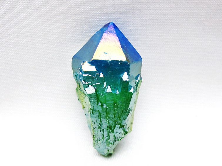 オーラ水晶 オーラクリスタル カテドラルライブラリー 原石 (グリーン) [t693-5794] 1枚目